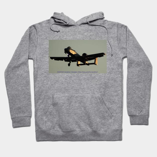 A-10 Landing Silhouette Hoodie by acefox1